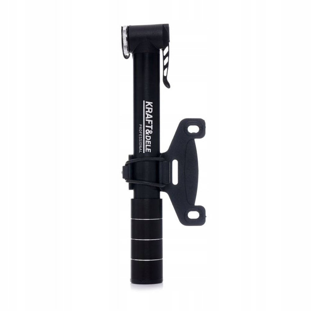 eGOSPODARi.ro Pompa Bicicleta Compacta, dimensiune 19cm, cap umflare universal, KRAFT Profi K11822, Poza5