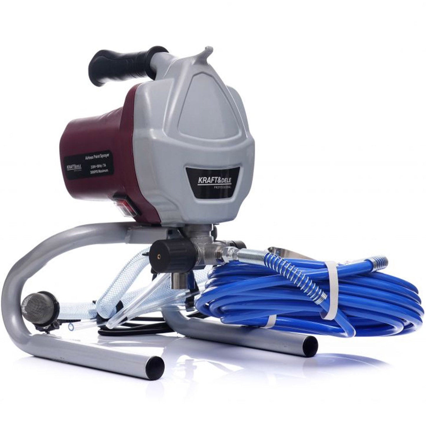 eGOSPODARi.ro Pompa electrica de vopsit air-less 1500W, Duza 0.38mm, KRAFT Profi K1747, Poza1