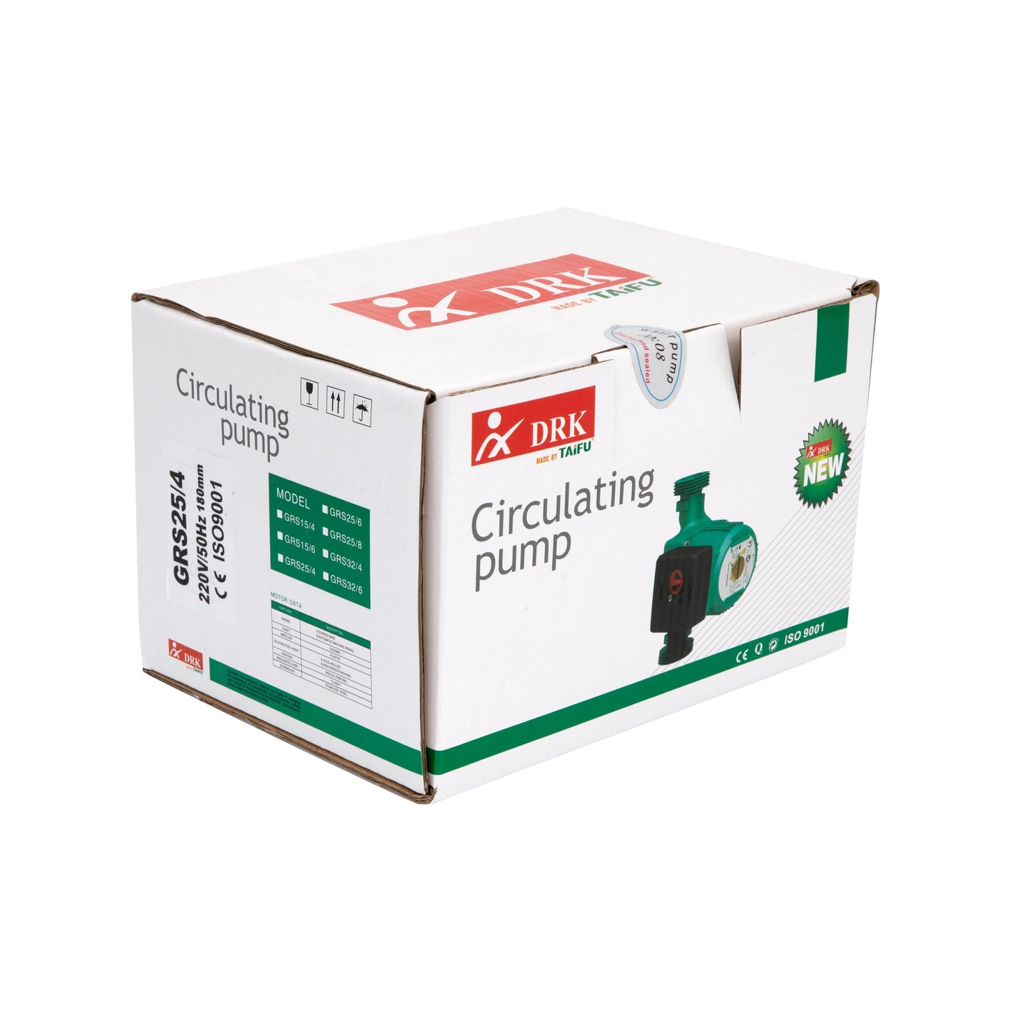 eGOSPODARi.ro % Pompa recirculare centrala DRK GRS 25/4, 88W, 50 l/min, 6 Bar