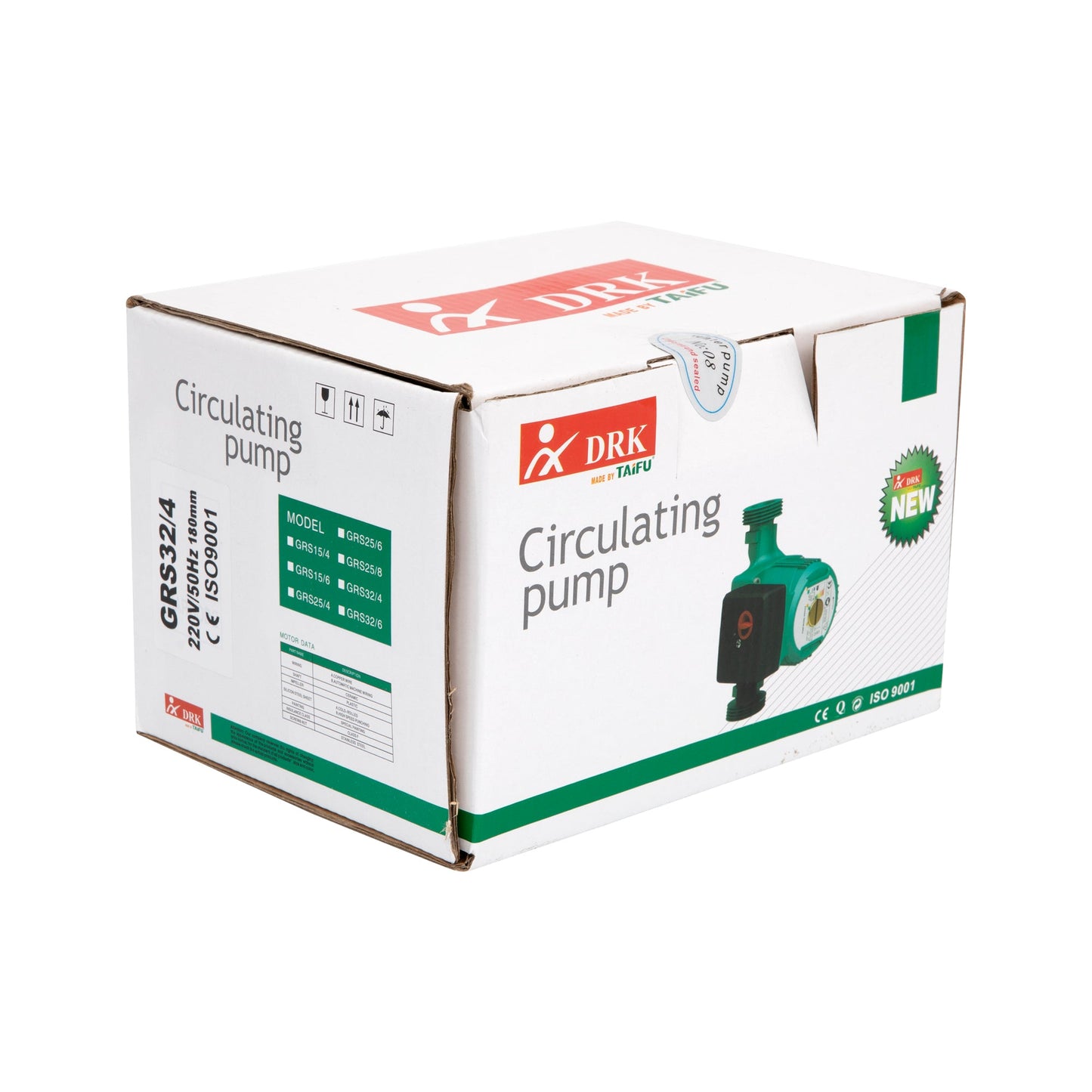 eGOSPODARi.ro % Pompa recirculare centrala DRK GRS 32/4, 88W, 50 l/min, 6 Bar