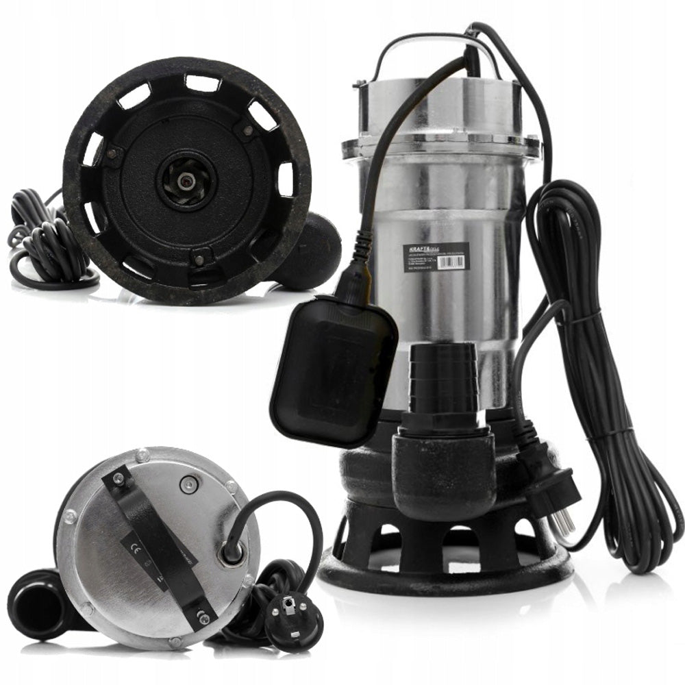 eGOSPODARi.ro Pompa submersibila apa curata/murdara 3100W, pana la 416l/min si H refulare 20m, KRAFT Profi K763, Poza1
