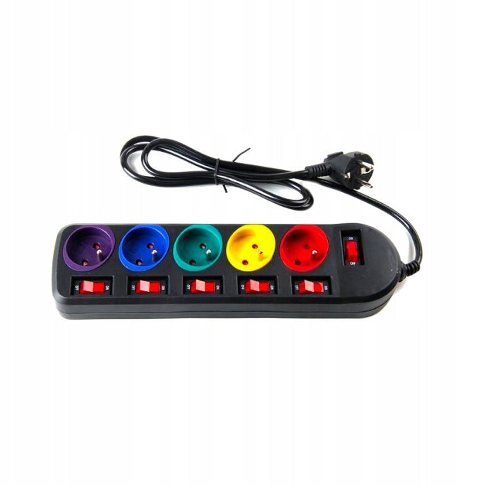 eGOSPODARi.ro Prelungitor electric lungime 3m, cu intrerupator si 5 prize, KRAFT Profi K4001-CZ, Poza4
