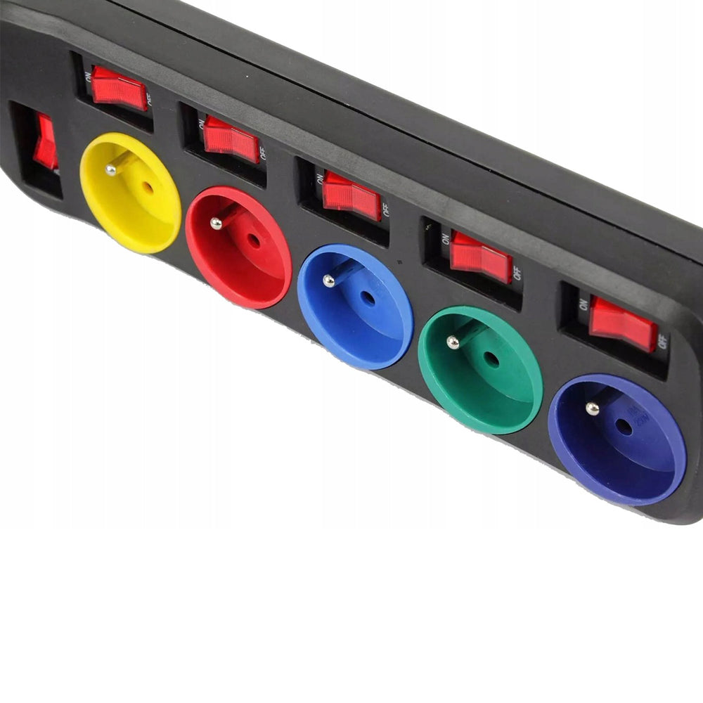 eGOSPODARi.ro Prelungitor electric lungime 3m, cu intrerupator si 5 prize, KRAFT Profi K4001-CZ, Poza6