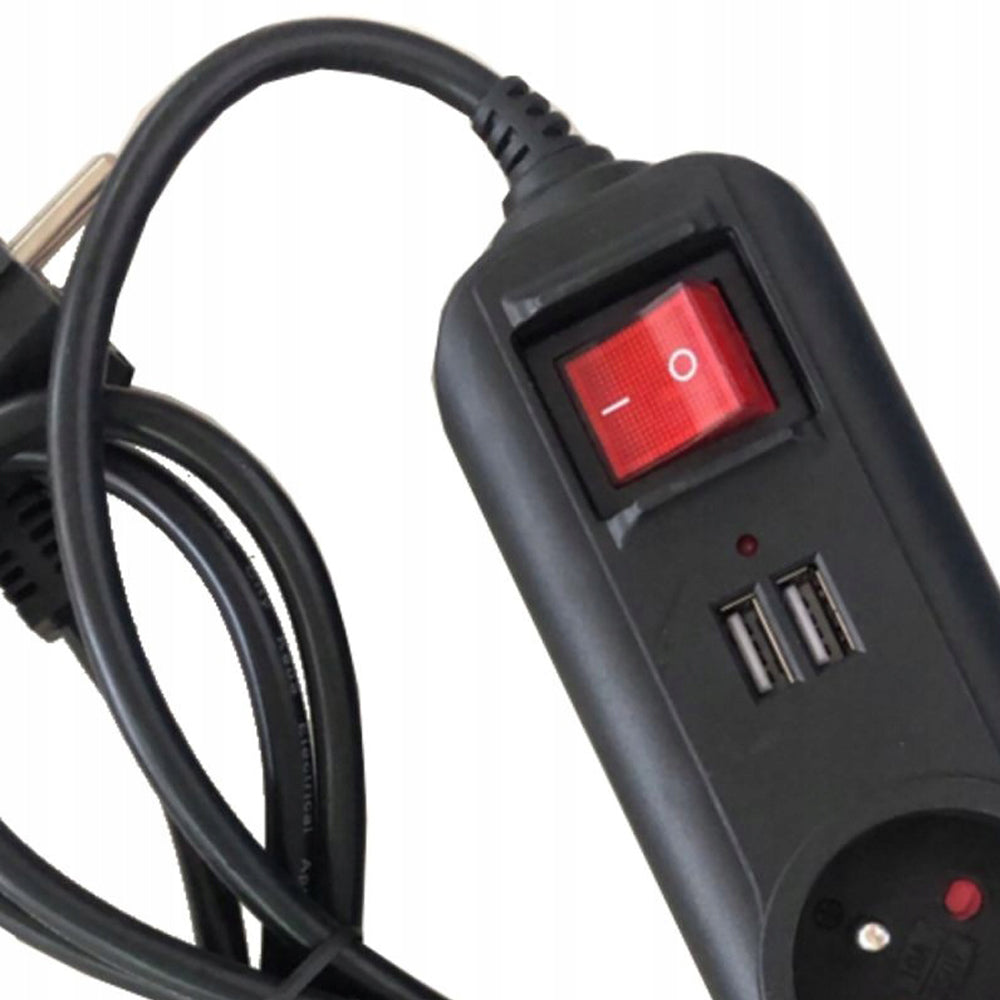 eGOSPODARi.ro Prelungitor electric lungime 3m cu intrerupator, 3 prize si 2 mufe incarcare prin USB, KRAFT Profi K4032, Poza9