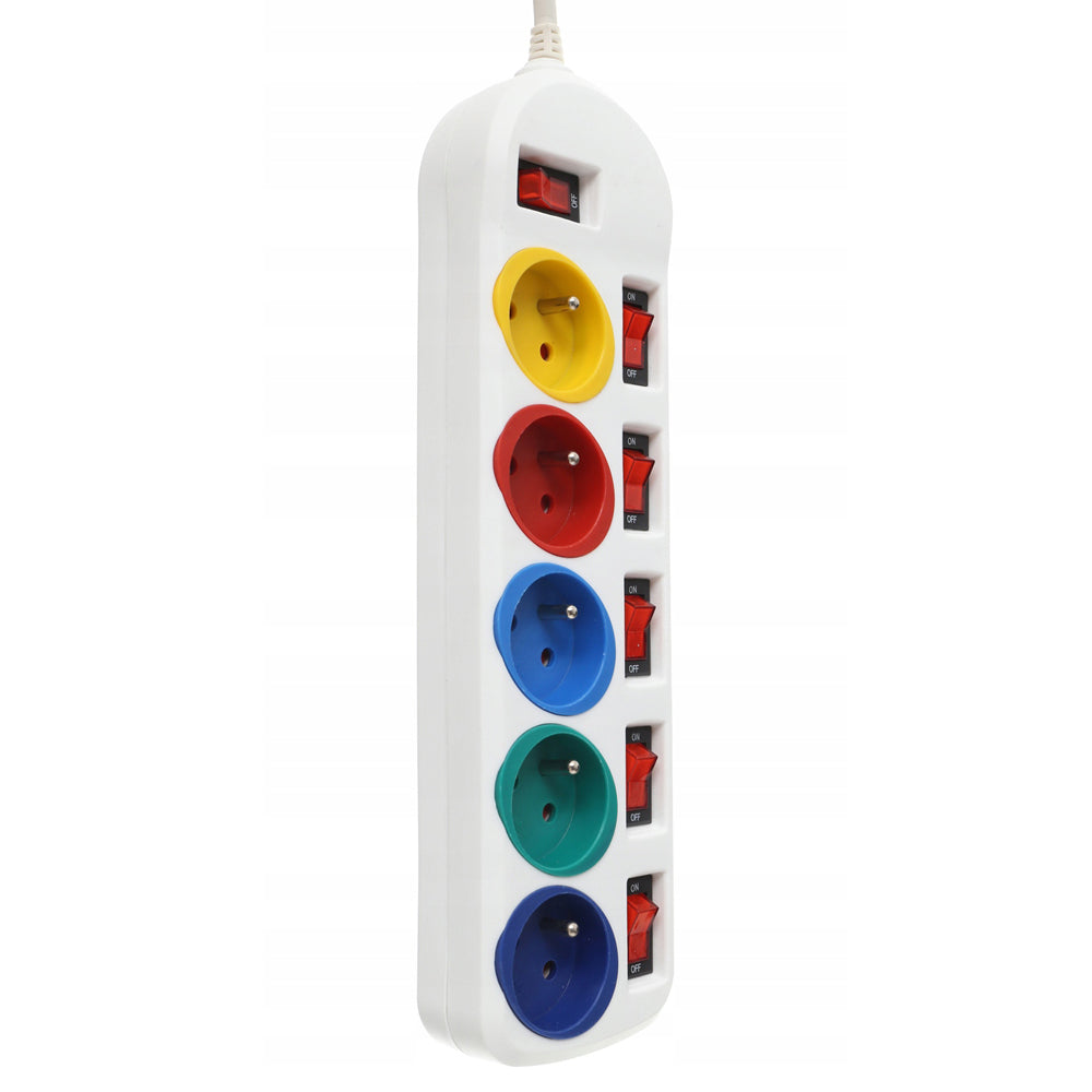 eGOSPODARi.ro Prelungitor electric lungime 3m, cu intrerupator si 5 prize, KRAFT Profi K4001, Poza7