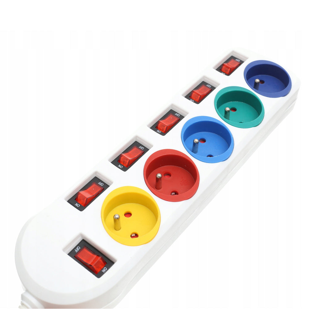 eGOSPODARi.ro Prelungitor electric lungime 3m, cu intrerupator si 5 prize, KRAFT Profi K4001, Poza4