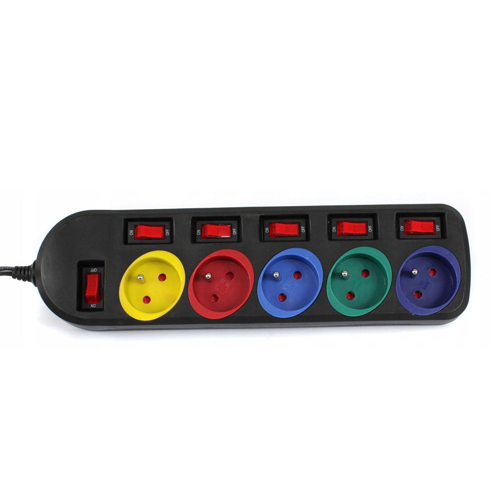 eGOSPODARi.ro Prelungitor electric lungime 3m, cu intrerupator si 5 prize, KRAFT Profi K4001-CZ, Poza3