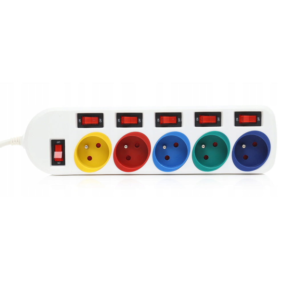 eGOSPODARi.ro Prelungitor electric lungime 3m, cu intrerupator si 5 prize, KRAFT Profi K4001, Poza10