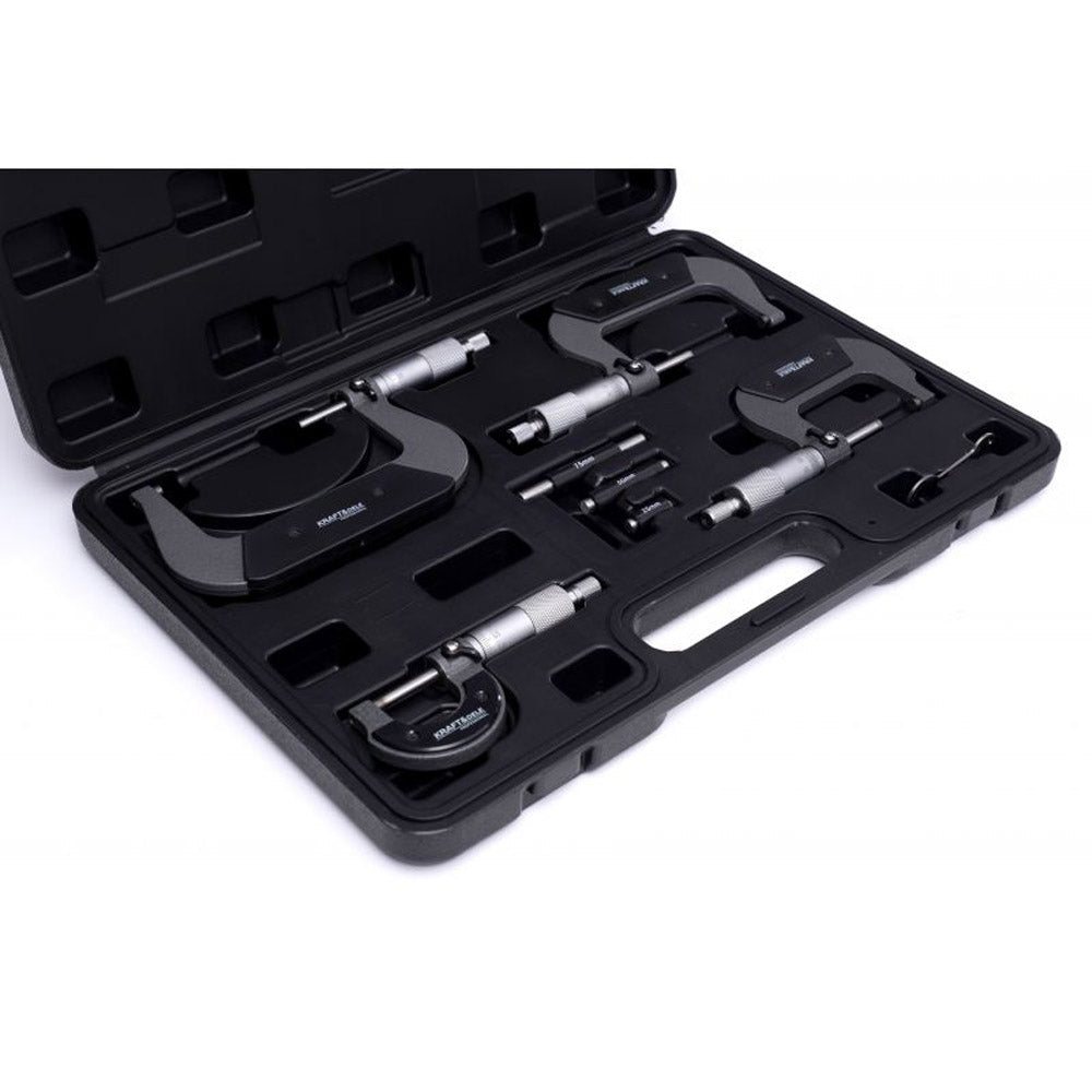 eGOSPODARi.ro SET Micrometre Profesionale, include 4 micrometre, interval masurare 0-100mm, KRAFT Profi K10443, Poza5