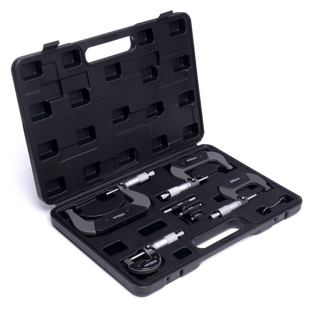eGOSPODARi.ro SET Micrometre Profesionale, include 4 micrometre, interval masurare 0-100mm, KRAFT Profi K10443, Poza3