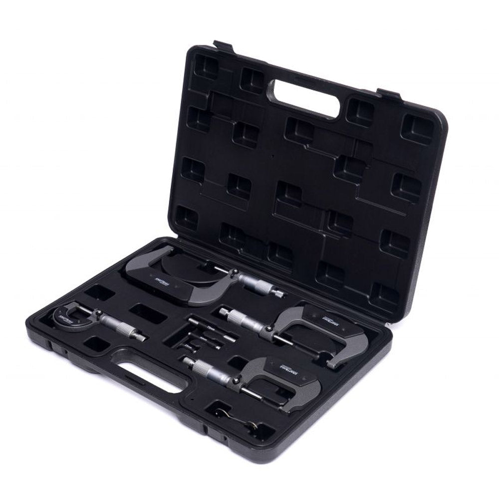 eGOSPODARi.ro SET Micrometre Profesionale, include 4 micrometre, interval masurare 0-100mm, KRAFT Profi K10443, Poza4