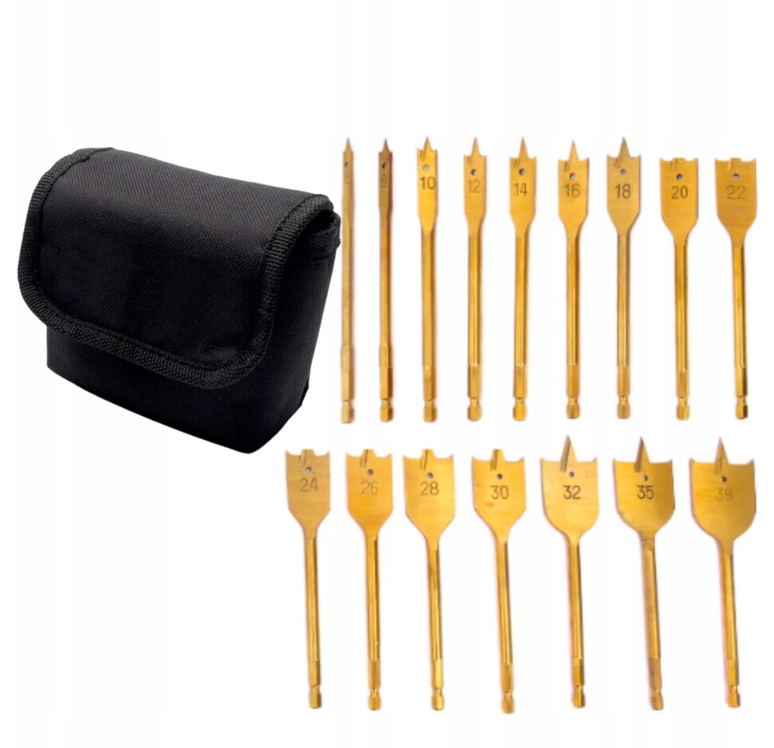 eGOSPODARi.ro Set 16 burghie freza pentru lemn, diametre 6-38mm, KRAFT Profi K10637, Poza1