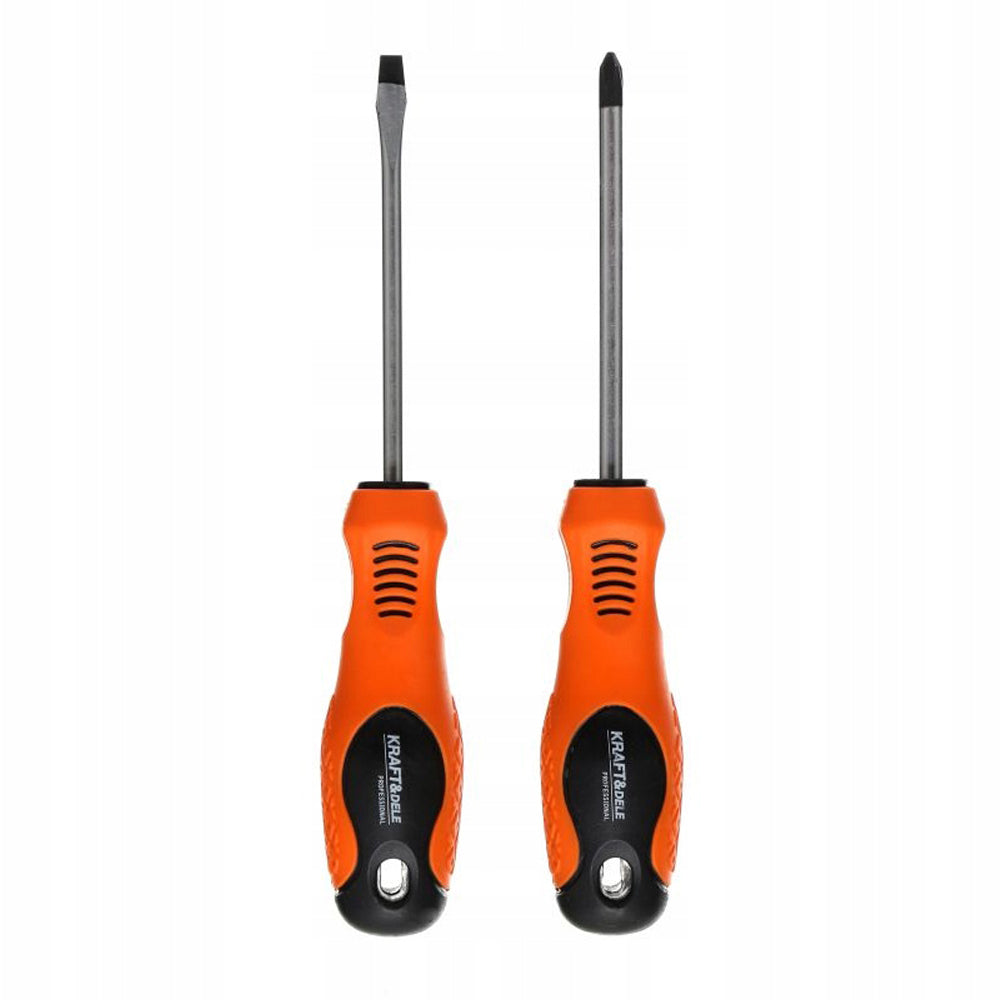 eGOSPODARi.ro Set 2 surubelnite lungime 100mm, dreaptă și Philips (cruce), KRAFT Profi K10911, Poza1