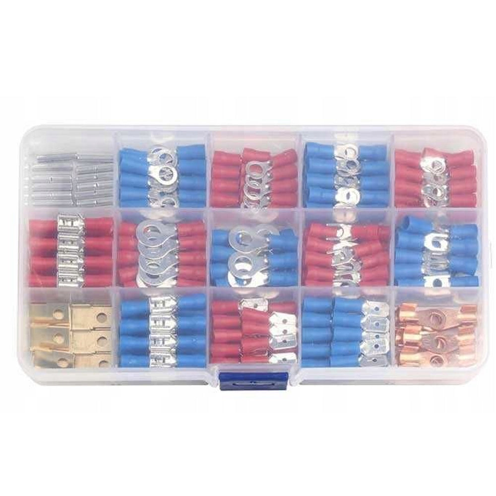 eGOSPODARi.ro Set 300 buc papuci, borne si conectori sertizabili cu izolatie, KRAFT Profi K104883, Poza7