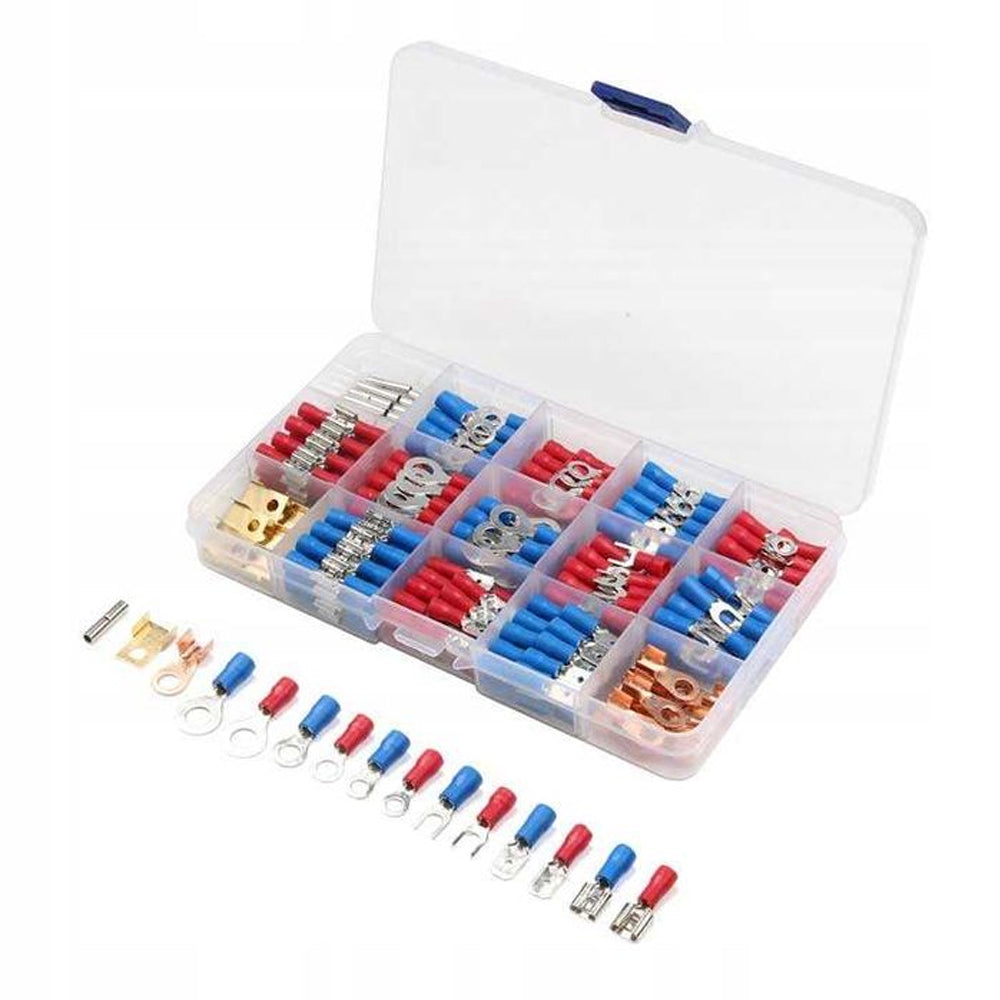 eGOSPODARi.ro Set 300 buc papuci, borne si conectori sertizabili cu izolatie, KRAFT Profi K104883, Poza4