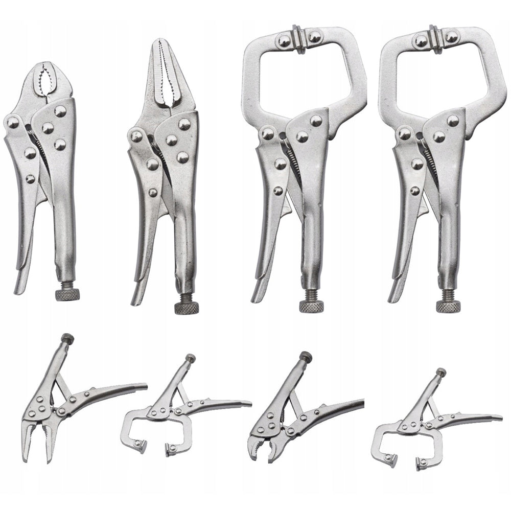 eGOSPODARi.ro Set 4 Cleme de fixare pentru sudura, forme si marimi variate, 110-125-130mm, KRAFT Profi K10568, Poza1
