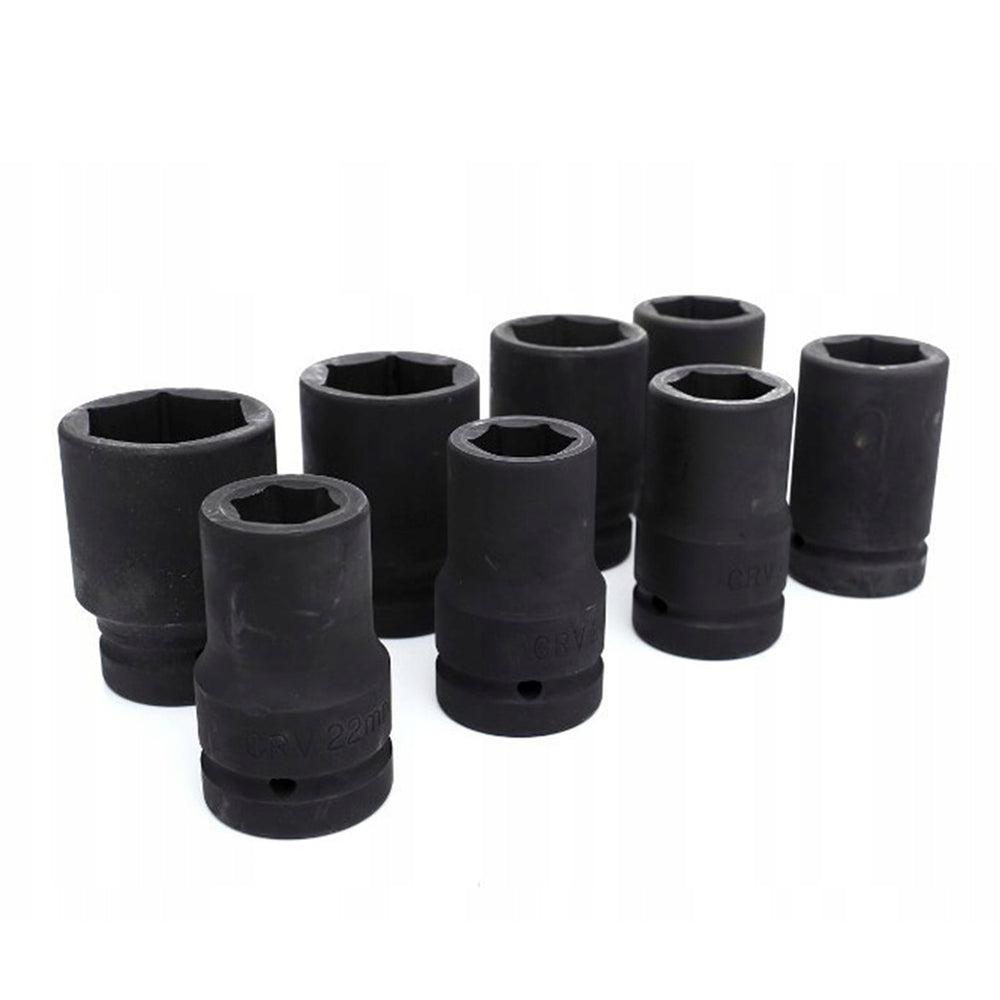 eGOSPODARi.ro Set 8 tubulare pentru insurubare cu impact, Drive 1", 22-41mm, valiza transport inclusa, KRAFT Profi K10216, Poza4