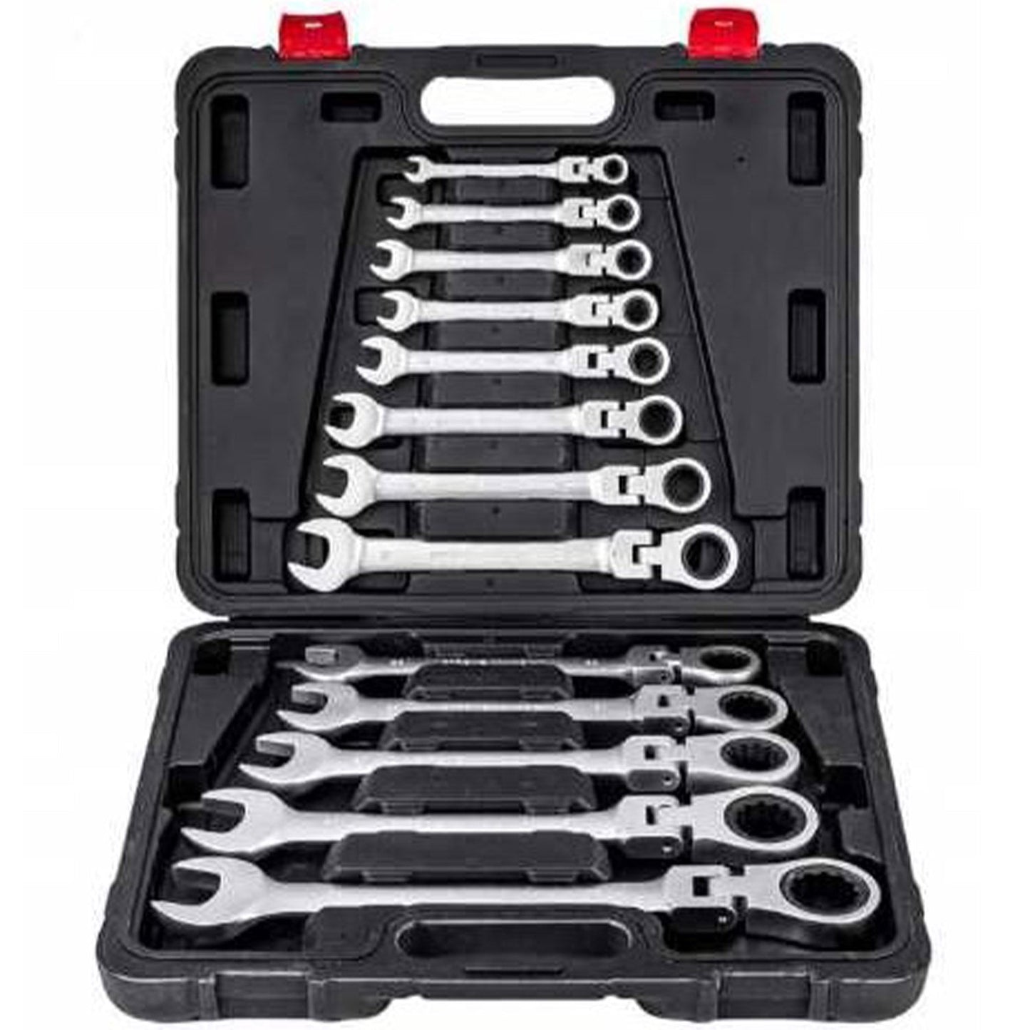 eGOSPODARi.ro Set chei combinate cu clicket, include 12 elemente, 8-19MM, KRAFT Profi K11304, Poza1