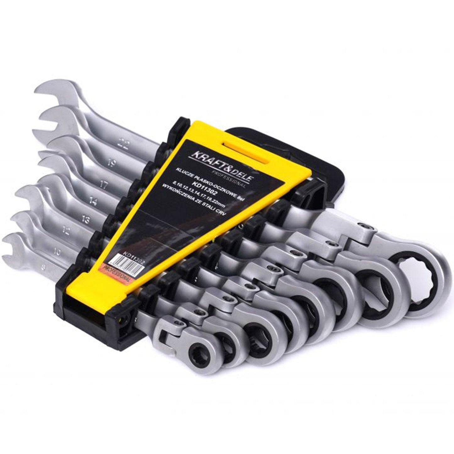 eGOSPODARi.ro Set chei combinate cu clicket, include 8 elemente, 8-22MM, KRAFT Profi K11302, Poza3