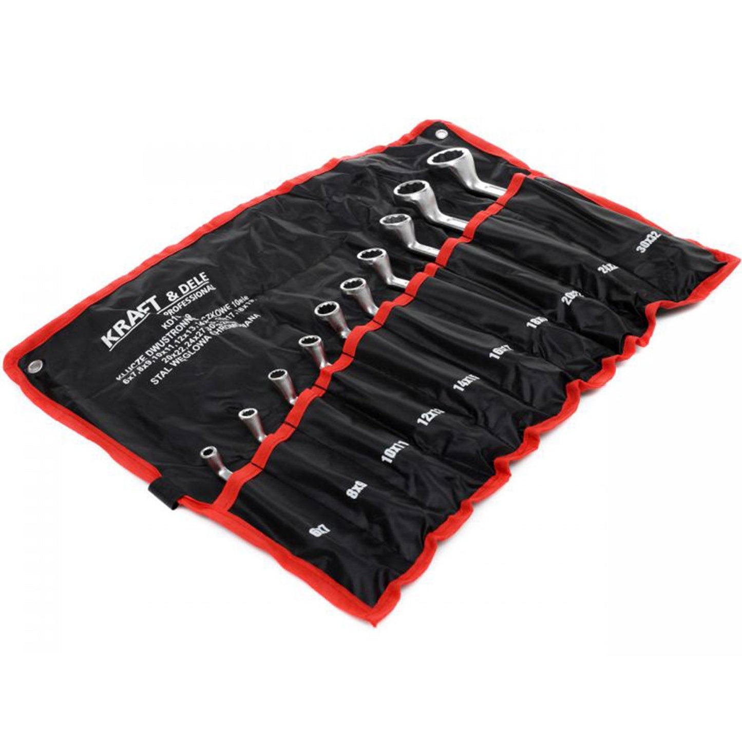 eGOSPODARi.ro Set chei inelare cu cot, include 10 elemente, 6-32MM, KRAFT Profi K10929, Poza3