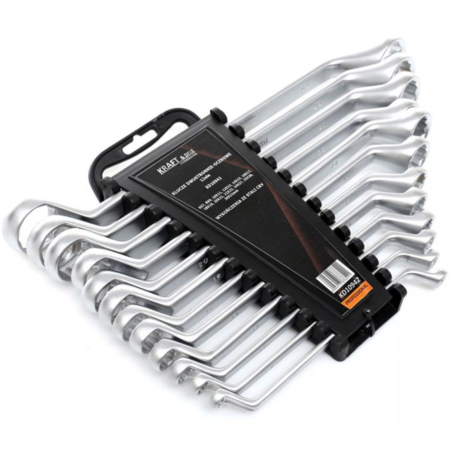eGOSPODARi.ro Set chei inelare cu cot, include 12 elemente, 6-32MM, KRAFT Profi K10942, Poza1