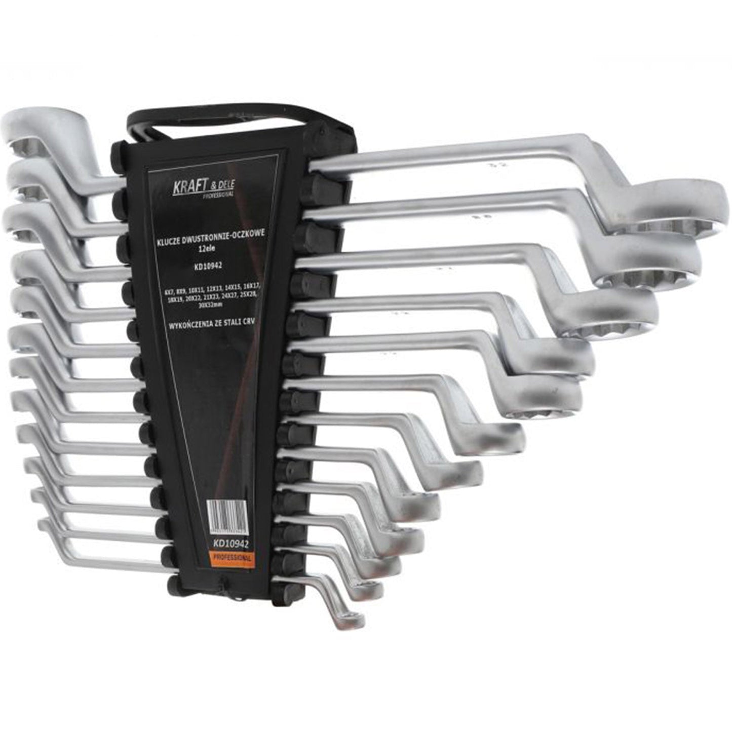 eGOSPODARi.ro Set chei inelare cu cot, include 12 elemente, 6-32MM, KRAFT Profi K10942, Poza8