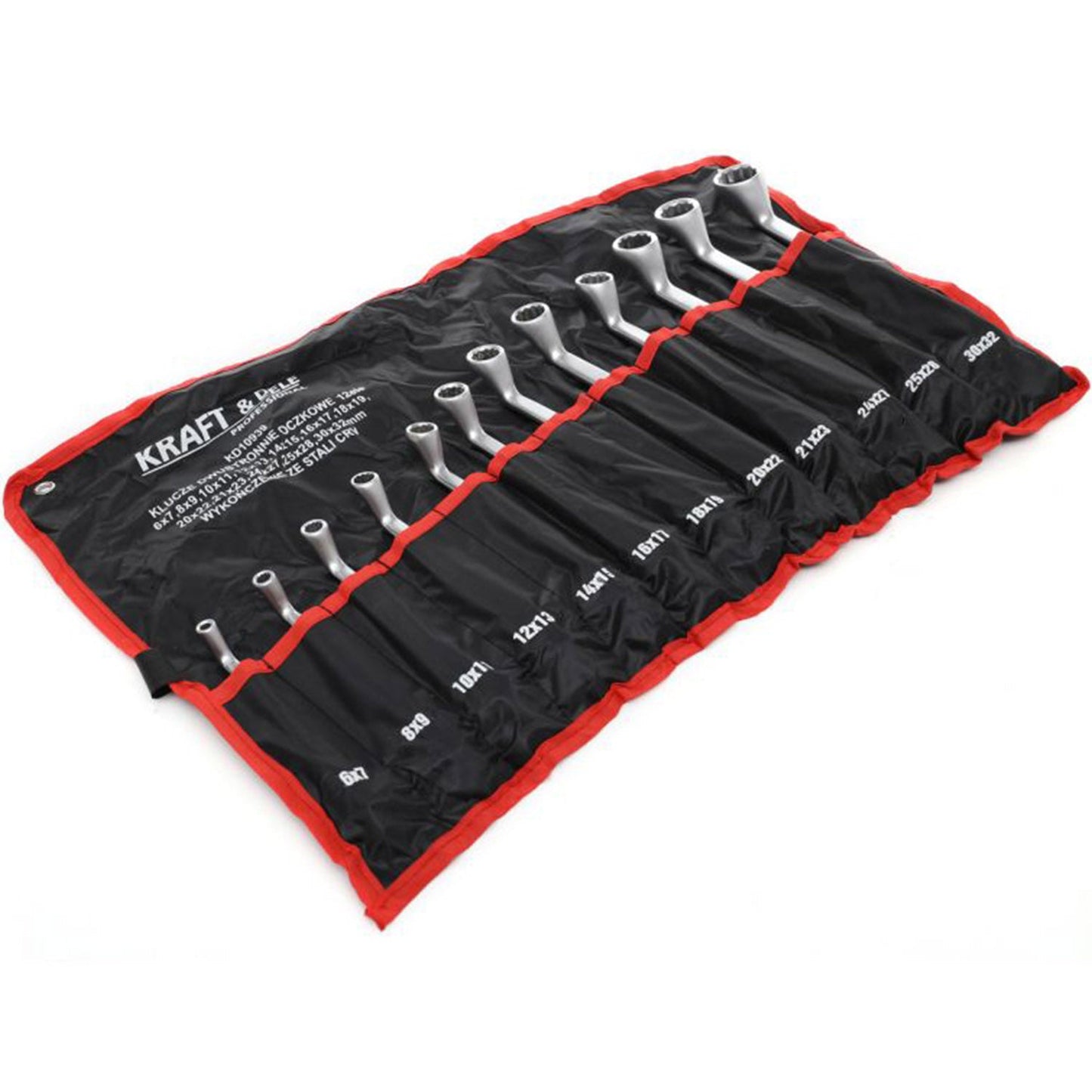 eGOSPODARi.ro Set chei inelare cu cot, include 12 elemente, 6-32MM, KRAFT Profi K10939, Poza3