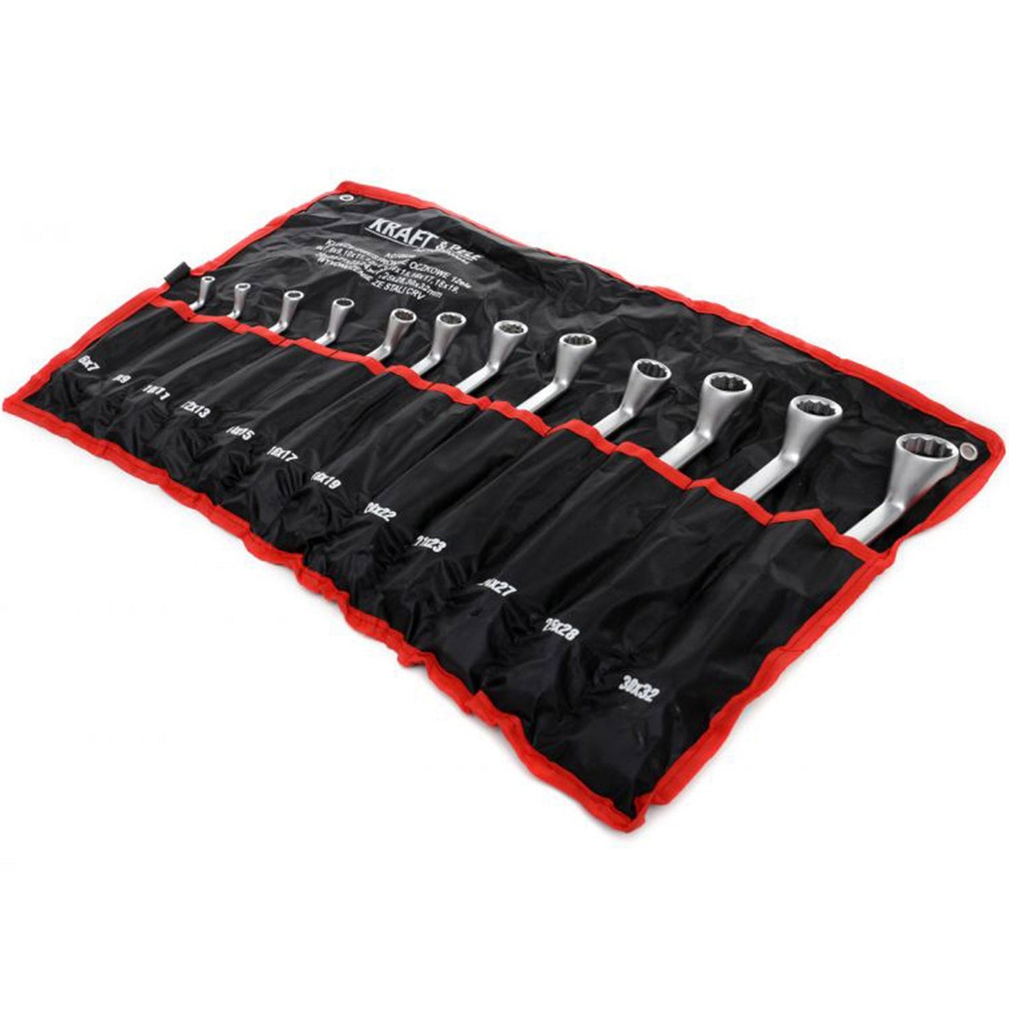 eGOSPODARi.ro Set chei inelare cu cot, include 12 elemente, 6-32MM, KRAFT Profi K10939, Poza7