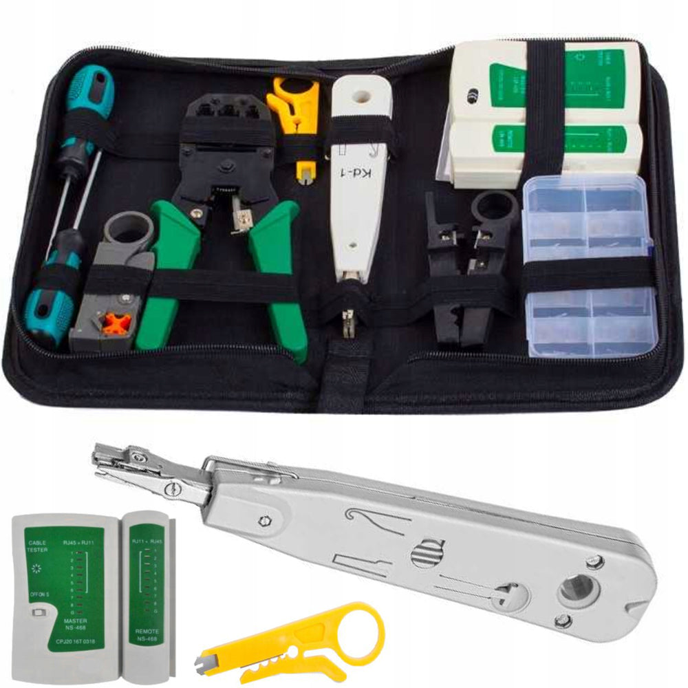 eGOSPODARi.ro Set instrumente retelistica-telecomunicatii, include 9 elemente, KRAFT Profi K10881, Poza3