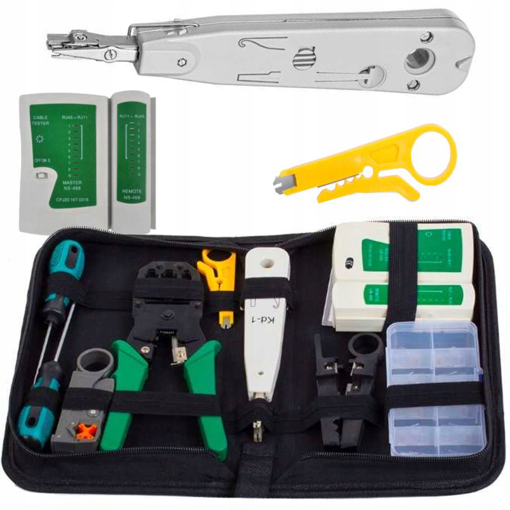 eGOSPODARi.ro Set instrumente retelistica-telecomunicatii, include 9 elemente, KRAFT Profi K10881, Poza4