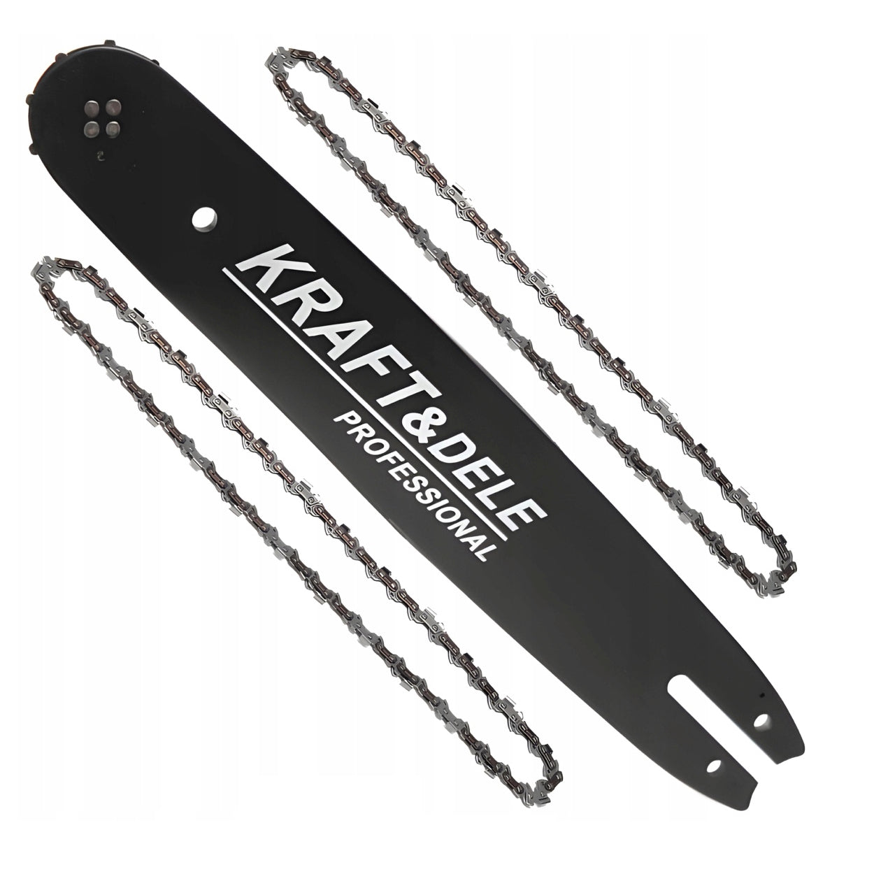 eGOSPODARi.ro Set lama drujba 40cm si 2 lanturi, Pas Lant 0.325, cu 64 zale, KRAFT Profi K10151, Poza1