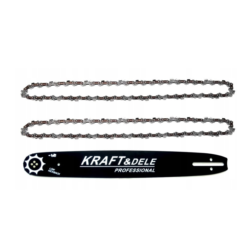 eGOSPODARi.ro Set lama drujba 40cm si 2 lanturi, Pas Lant 0.325, cu 64 zale, KRAFT Profi K10151, Poza2