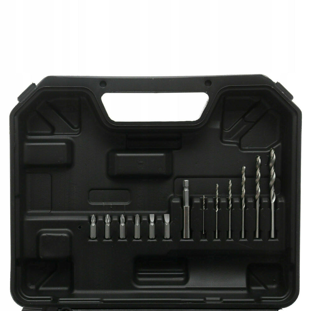 eGOSPODARi.ro Set masina insurubat si gaurit cu acumulator 18V, include burghie, biti si cutie depozitare, KRAFT Profi K1572, Poza7