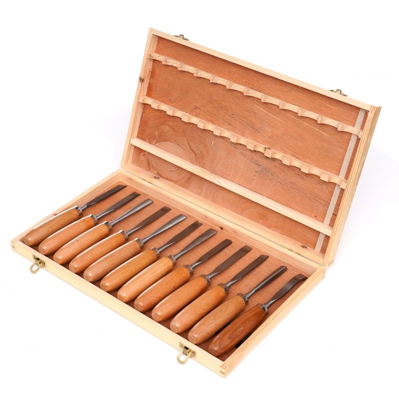 eGOSPODARi.ro Set tamplar 12 dalti cu maner lemn, KRAFT Profi K11775, Poza1