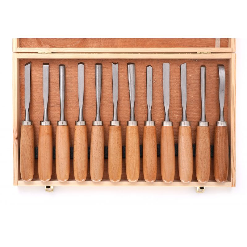 eGOSPODARi.ro Set tamplar 12 dalti cu maner lemn, KRAFT Profi K11775, Poza2
