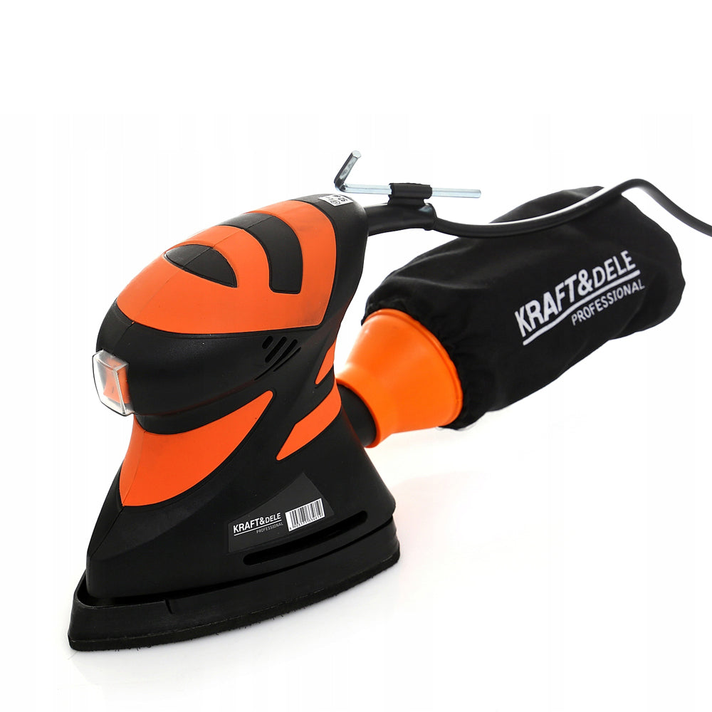 eGOSPODARi.ro Slefuitor excentric, 1000W, 12000RPM, include 2 talpi de slefuire, KRAFT Profi K1697, Poza2