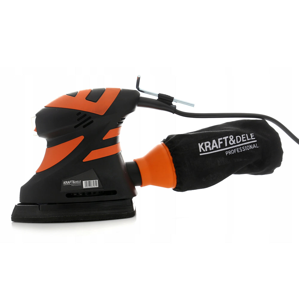 eGOSPODARi.ro Slefuitor excentric, 1000W, 12000RPM, include 2 talpi de slefuire, KRAFT Profi K1697, Poza6