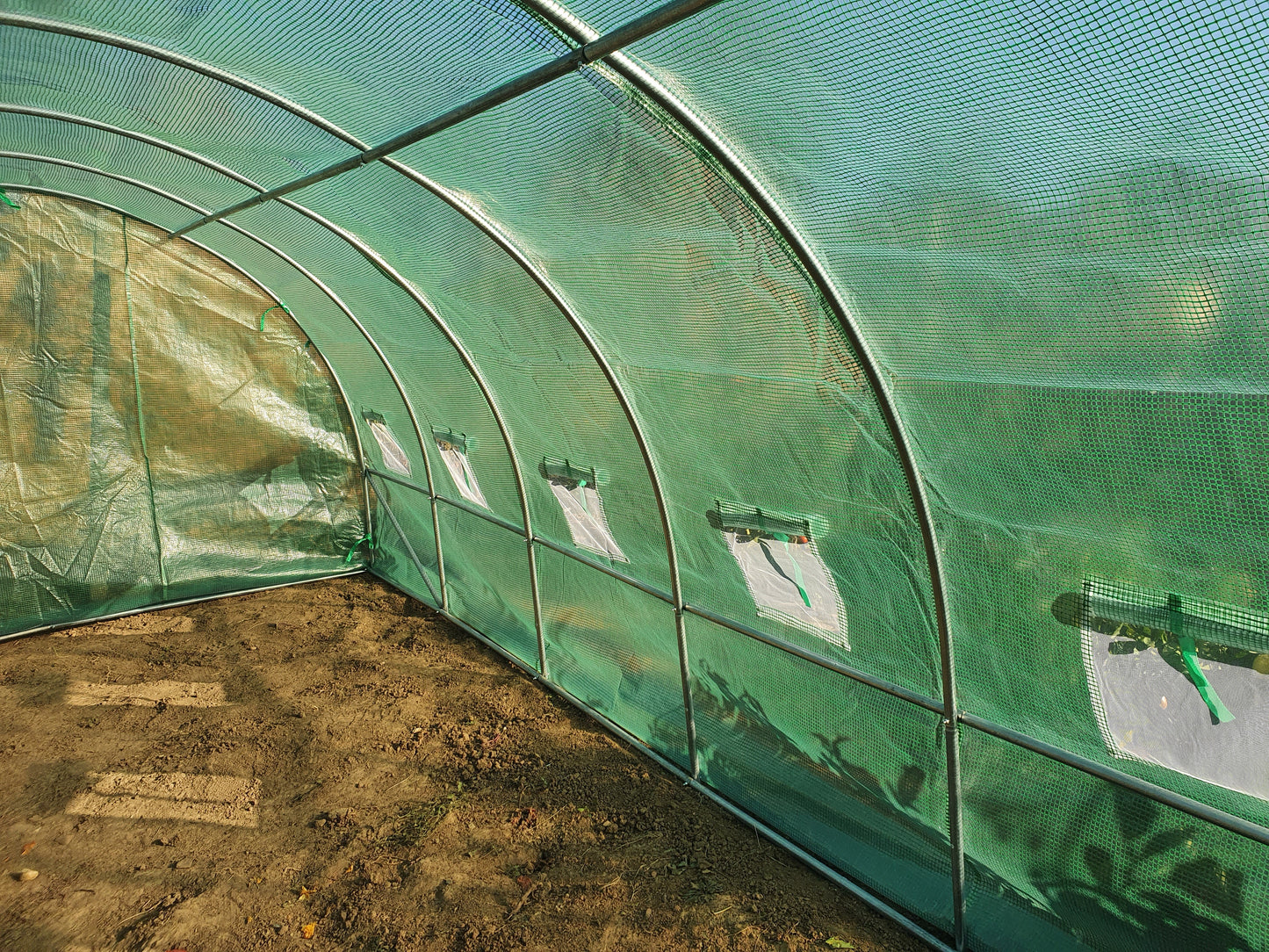 eGOSPODARi.ro % Solar gradina premium Liderman, 200x200x200cm, structura otel zincat 25mmx1mm, sera cu suprafata 4m2