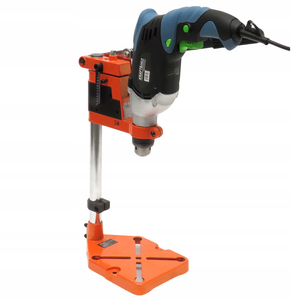 eGOSPODARi.ro Stativ (suport) de banc pentru gaurire cu bormasina, H 400mm, corp din aluminiu, KRAFT Profi K517, Poza3
