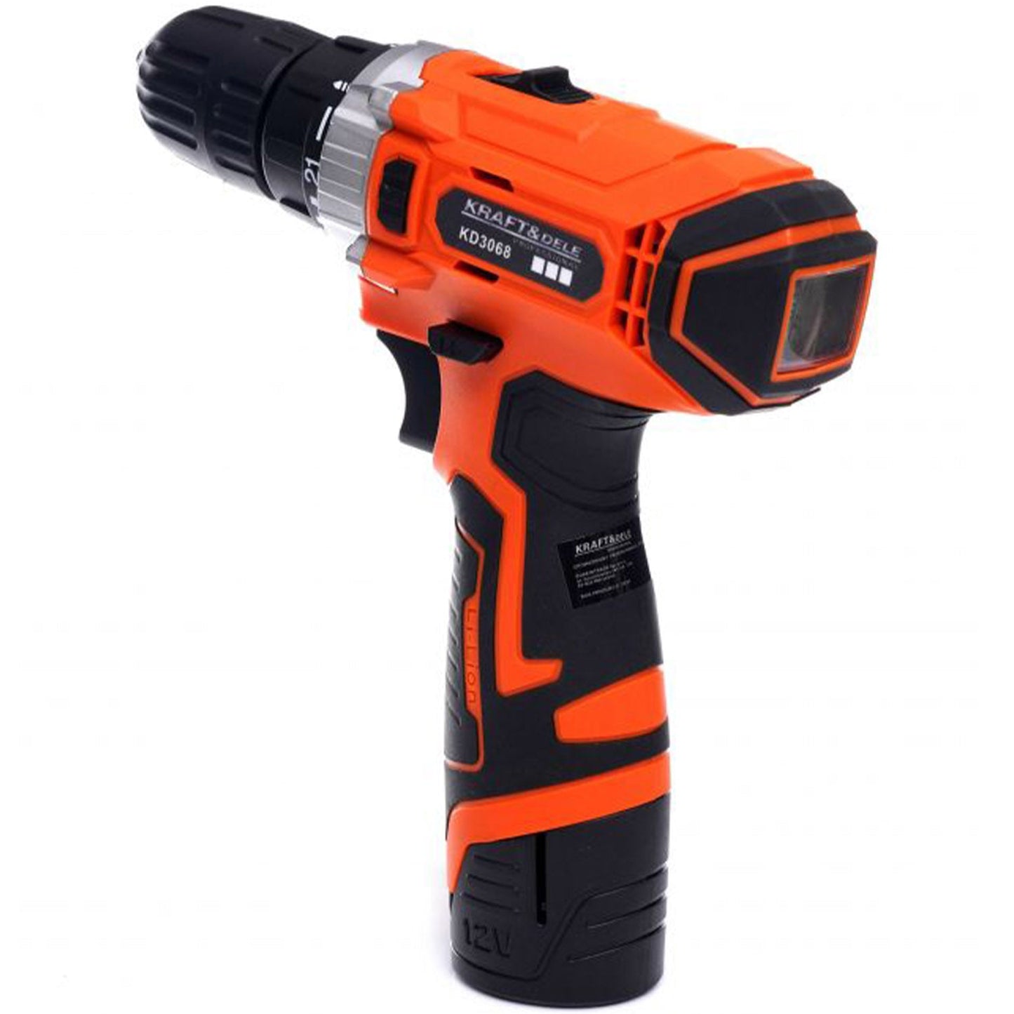 eGOSPODARi.ro Surubelnita electrica cu 2 acumulatori 12V, accesorii incluse, KRAFT Profi K3068, Poza3