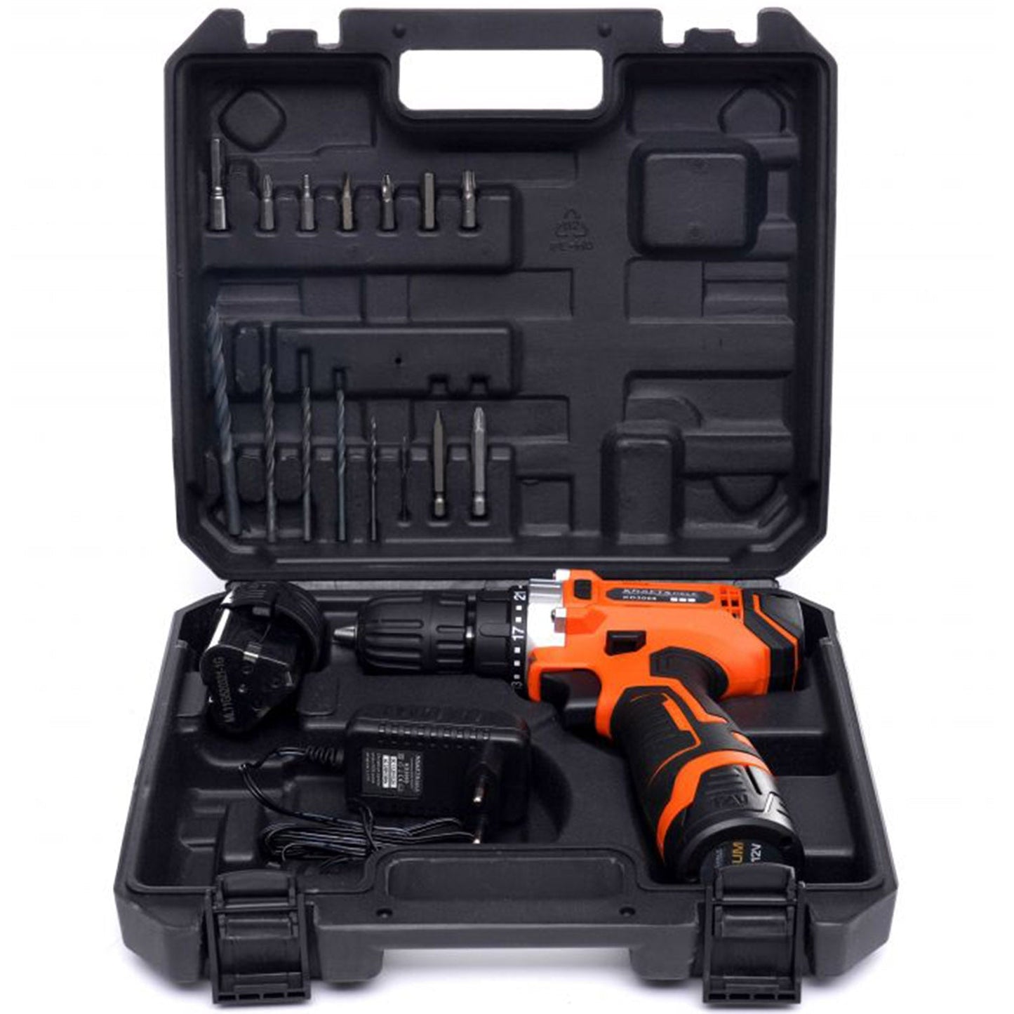 eGOSPODARi.ro Surubelnita electrica cu 2 acumulatori 12V, accesorii incluse, KRAFT Profi K3068, Poza10