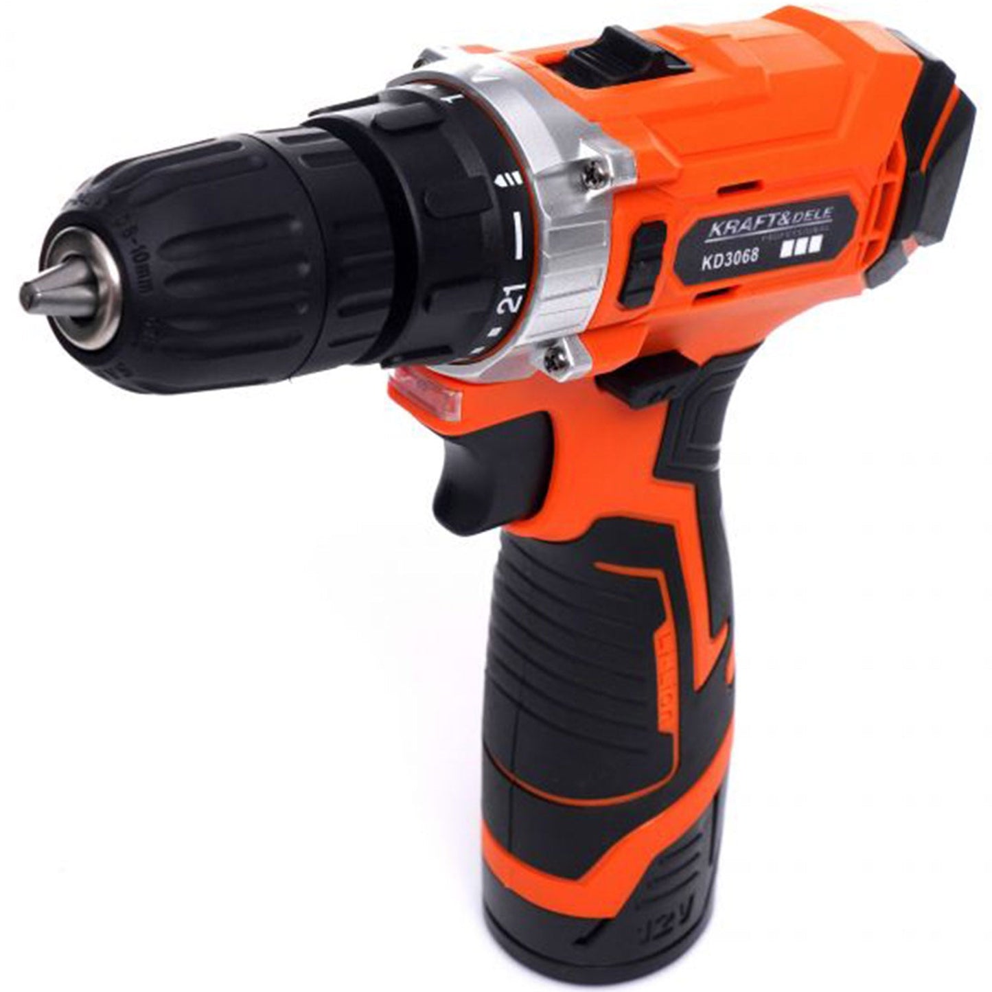 eGOSPODARi.ro Surubelnita electrica cu 2 acumulatori 12V, accesorii incluse, KRAFT Profi K3068, Poza6