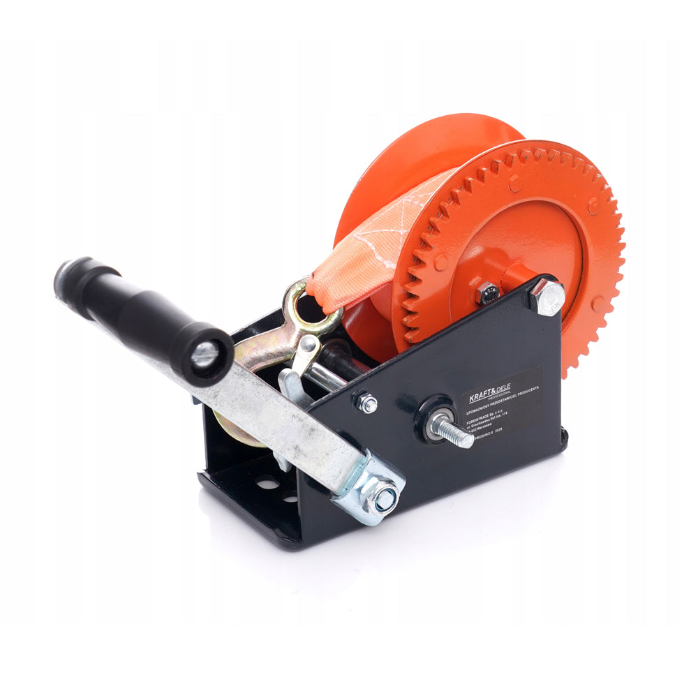 eGOSPODARi.ro Troliu manual cu manivela, max. 2500lbs (1134kg), KRAFT Profi K1314, Poza2