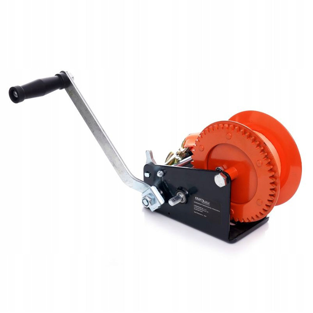 eGOSPODARi.ro Troliu manual cu manivela, max. 2500lbs (1134kg), KRAFT Profi K1314, Poza6