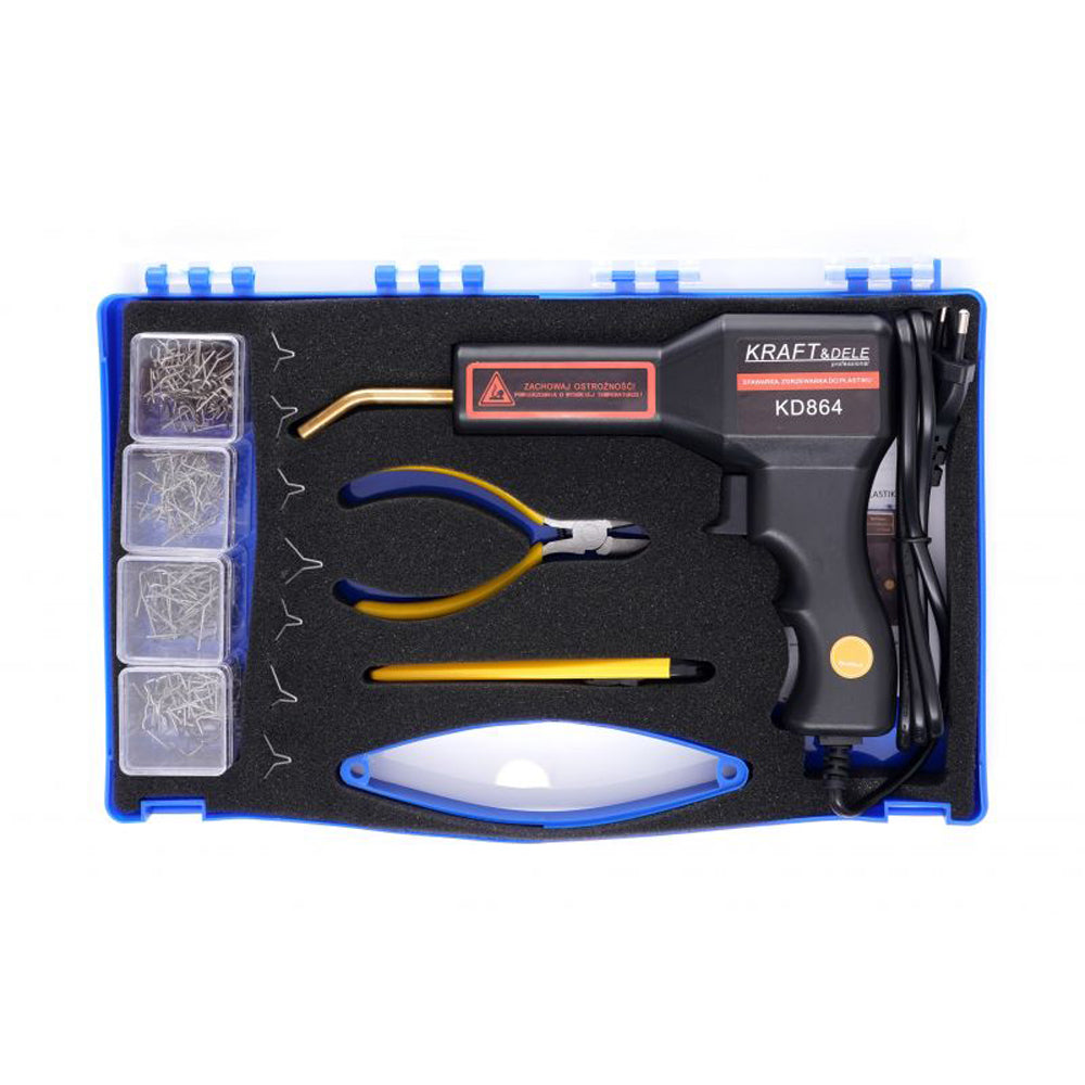 eGospodari.ro % Aparat sudura plastic KRAFT Profi K864, 50W, Accesorii si Valiza incluse