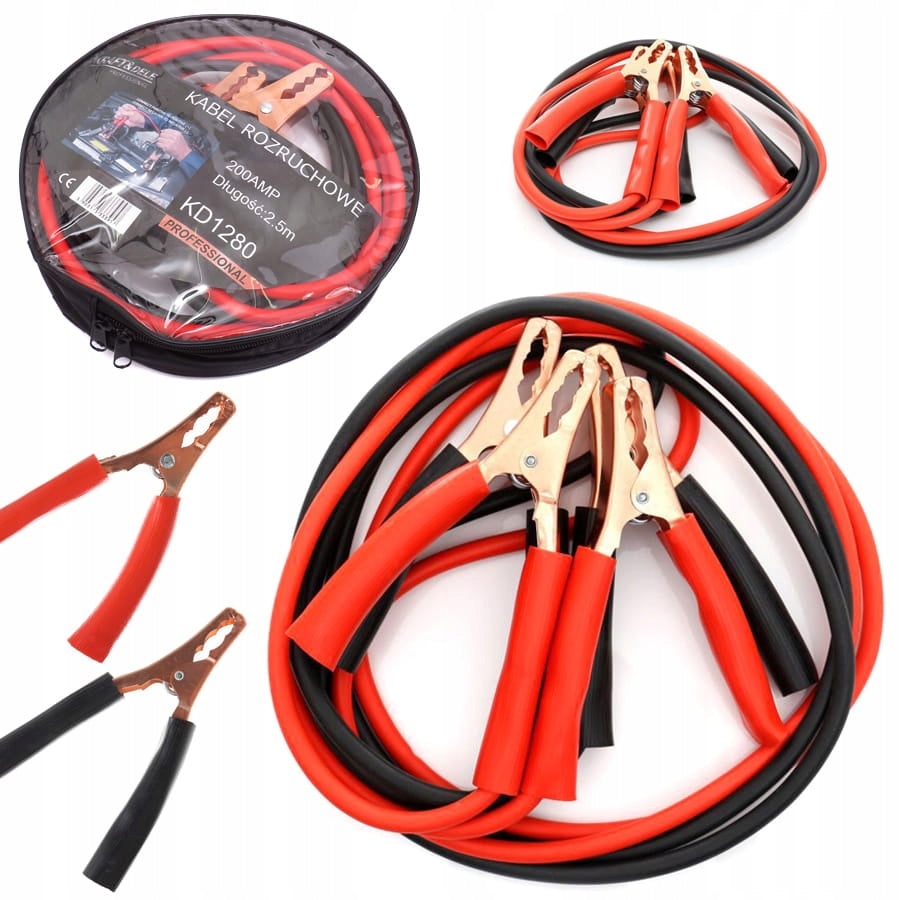 eGospodari.ro % Cabluri curent auto KRAFT Profi K1280, 200A, 2.5m