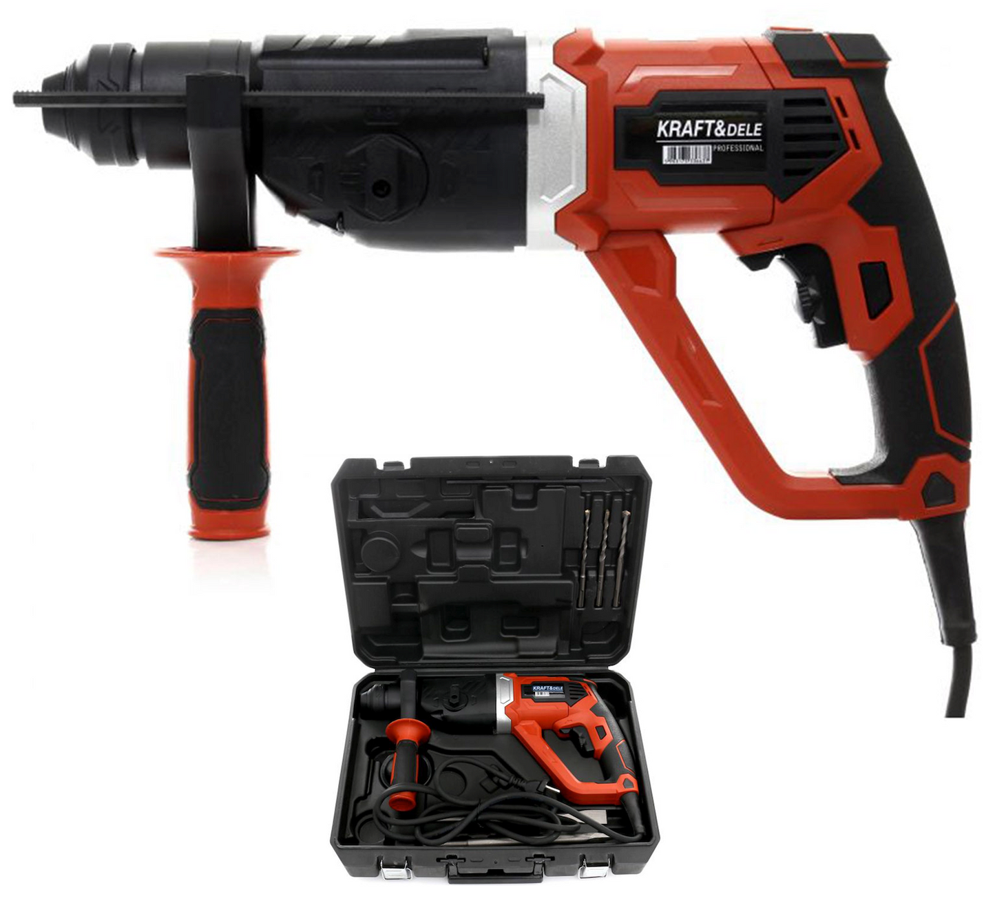 eGospodari.ro % Ciocan rotopercutor cu motor orizontal KRAFT Profi K3055, 2700W, 5J, 1100RPM, 4950BPM