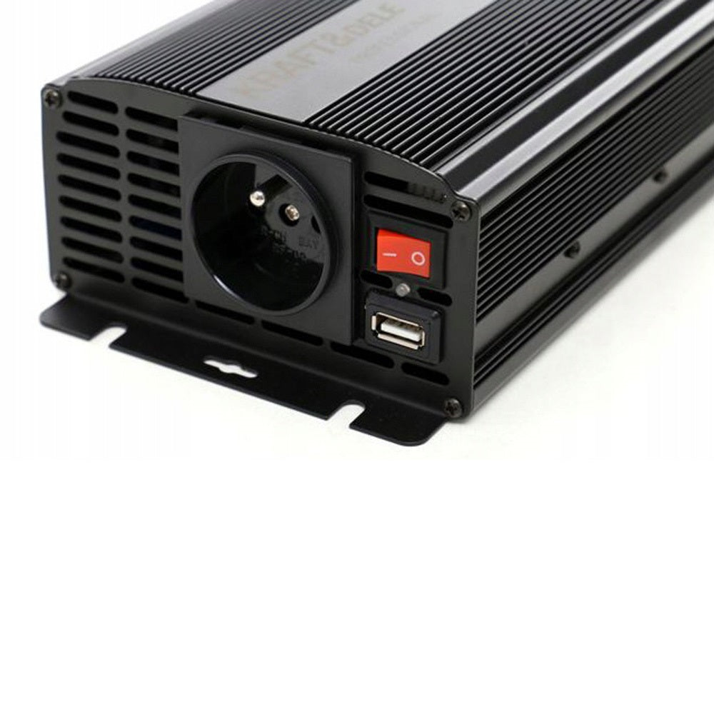 eGospodari.ro % Convertor pentru curent auto KRAFT Profi K1252, 12V, 220V