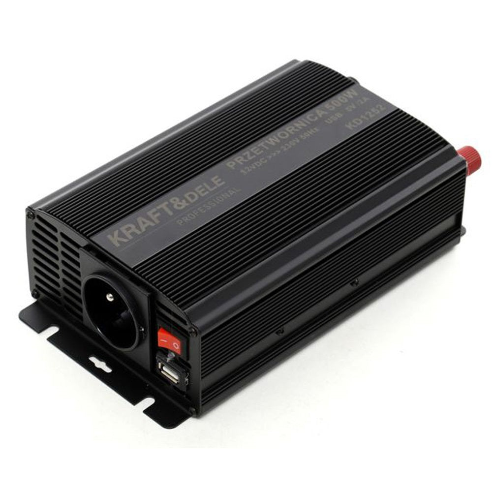 eGospodari.ro % Convertor pentru curent auto KRAFT Profi K1252, 12V, 220V
