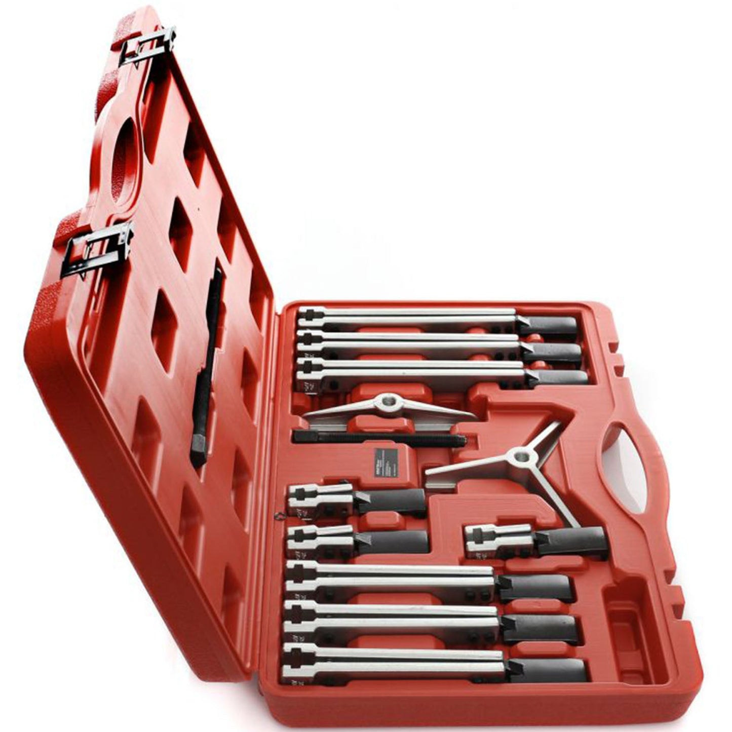 eGospodari.ro % SET Extractor cu dubla-prinde pentru rulmenti si bucse, KRAFT Profi K10148, 13 elemente, cutie plastic inclusa